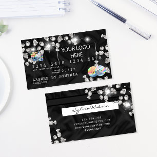Tarjeta de crédito holográfica Diamantes con estil