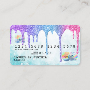 Tarjeta de crédito moderna con detalles holográfic