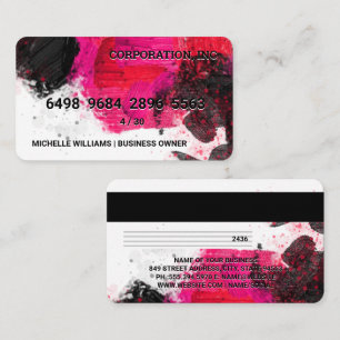 Tarjeta de crédito   Pinzas coloreadas artísticas