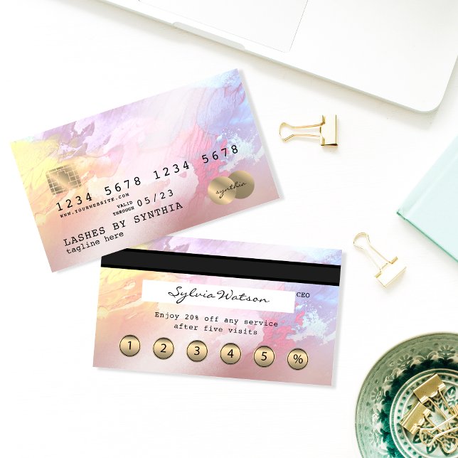 Tarjeta de crédito Tarjeta de fidelización de arte (Subido por el creador)