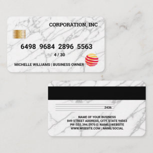 Tarjeta de crédito   Textura de mármol