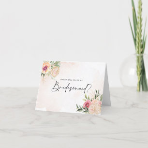 Tarjeta de criada de novias con sangre de peones y