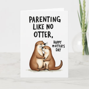 Tarjeta de crianza de nutria rayada