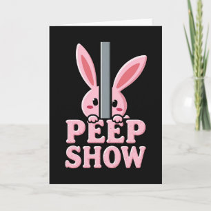 Tarjeta de Criatura Adorable Peek A Boo