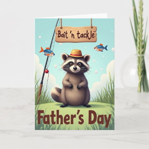 Tarjeta de Criatura del Día del Padre Pescador