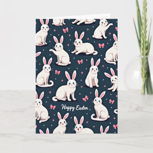 Tarjeta de Criatura Feliz de Primavera (Anverso)