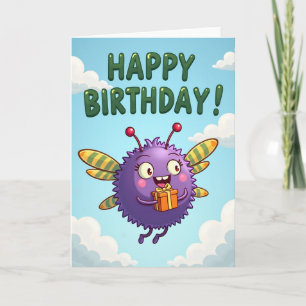Tarjeta de Criatura Violeta Caprichosa