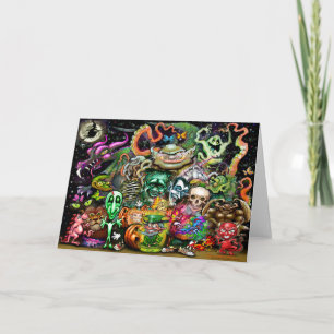 Tarjeta de criaturas mágicas