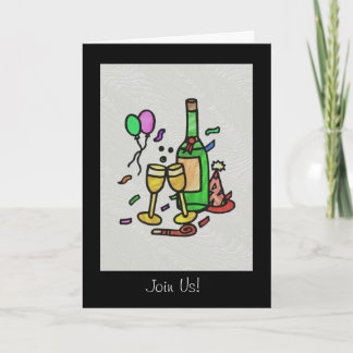 Tarjeta de cristal del fiesta del arte