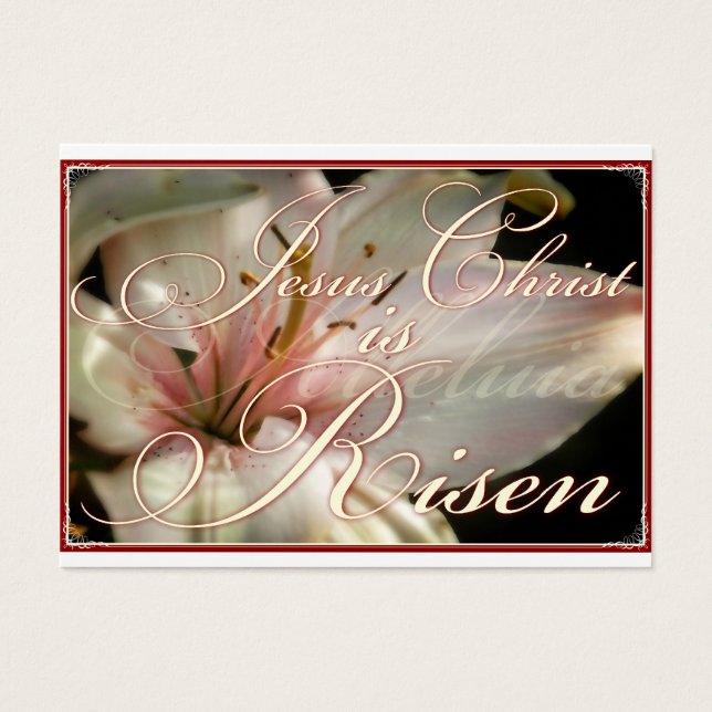 Tarjeta de Cristo ha Resucitado para compartir (Frente)