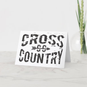 tarjeta de cross country
