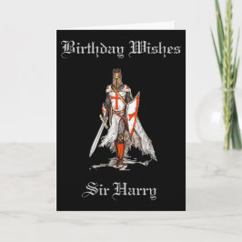 TARJETA DE CRUSADORA/RECEPCIÓN DE KNIGHTGREETING