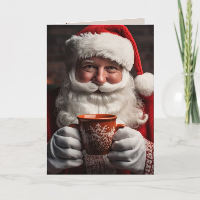 Tarjeta de cuatro páginas para Navidades de famili (Anverso)