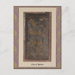 Tarjeta de cubierta Visconti Tarot 1 - aproximadam