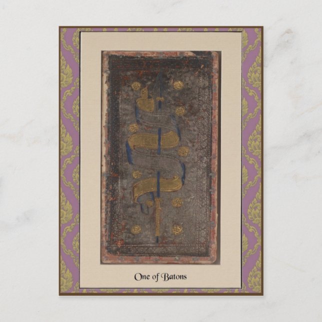 Tarjeta de cubierta Visconti Tarot 1 - aproximadam (Anverso)