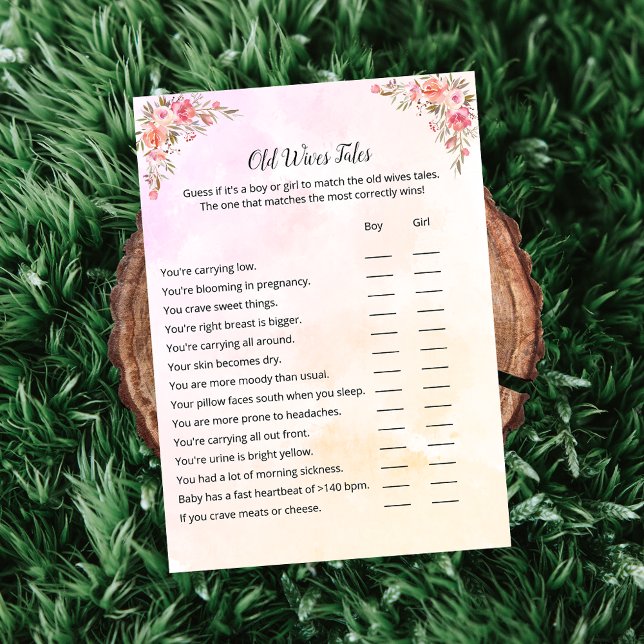 Tarjeta de Cuentos de Elefante Baby Shower Old Wiv (Subido por el creador)