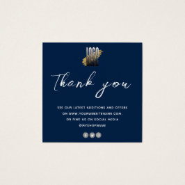 Tarjeta de cuidado de joyas de agradecimiento mode