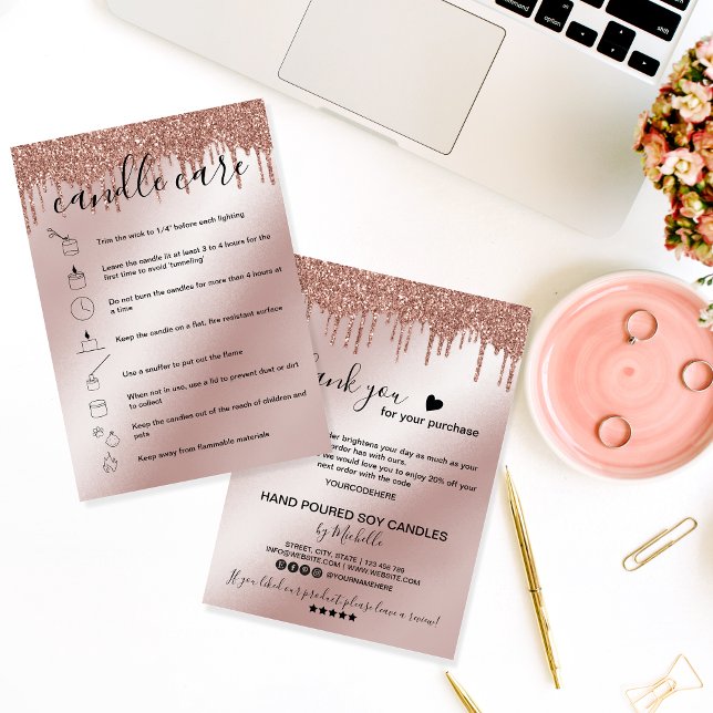 Tarjeta de cuidado de velas Gracias Tarjeta Añadir (Subido por el creador)