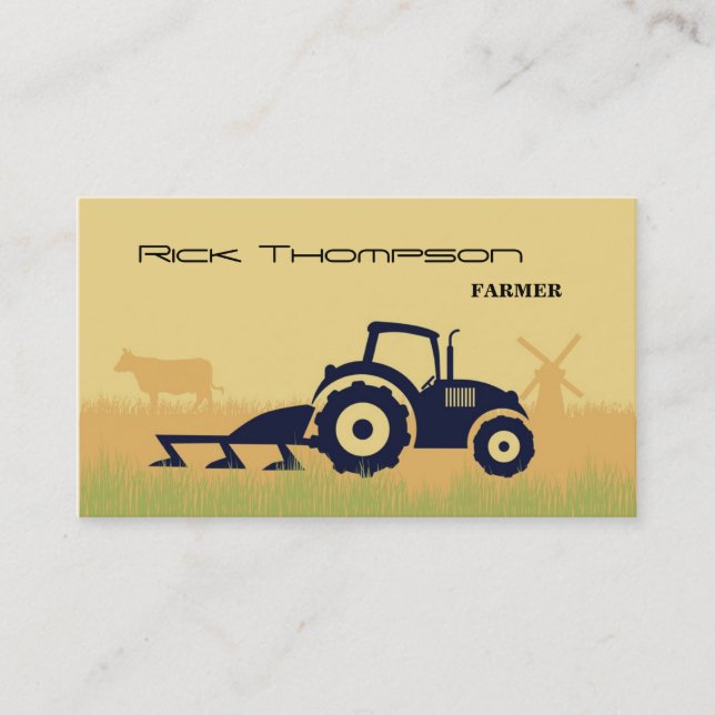 Tarjeta de cultivo de Husbandman para granjeros (Anverso)