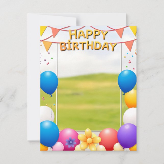 Tarjeta de cumpleaños (Anverso)