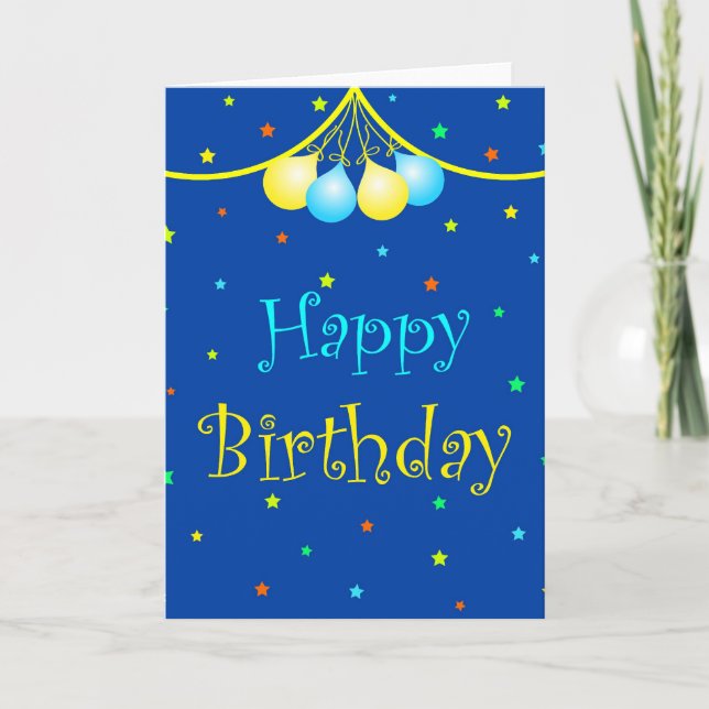 Tarjeta de cumpleaños (Anverso)