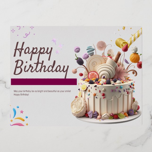 Tarjeta de Cumpleaños (Anverso)