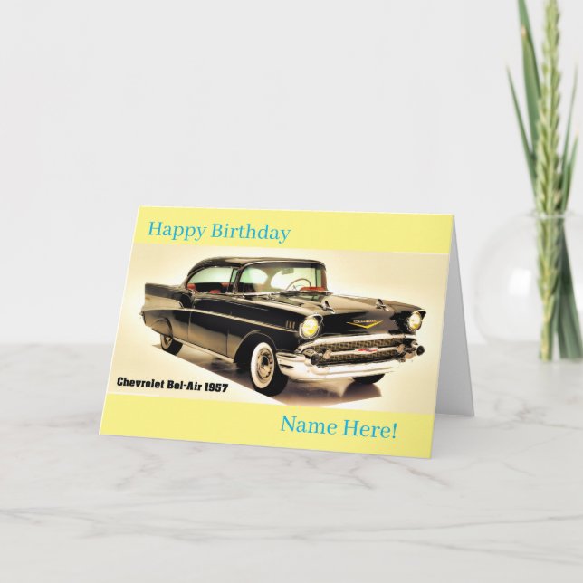 Tarjeta de cumpleaños (Anverso)