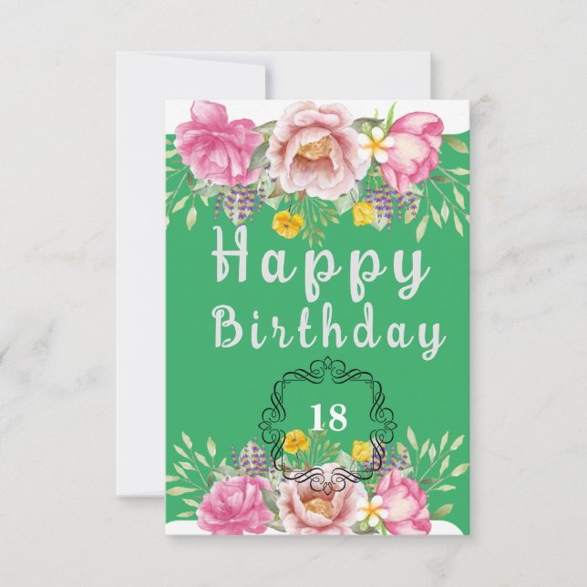 Tarjeta de cumpleaños (Anverso)