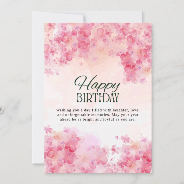 Tarjeta de cumpleaños (Anverso)