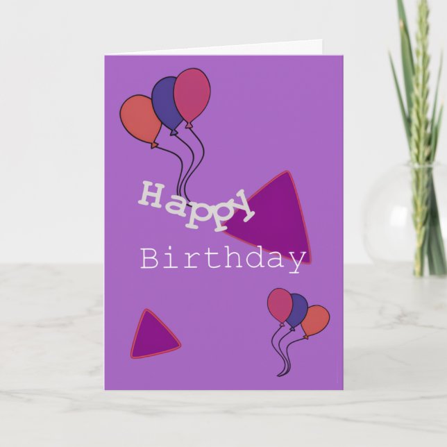 Tarjeta de cumpleaños (Anverso)