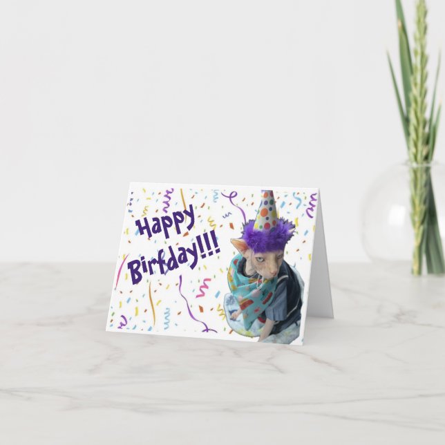 Tarjeta de cumpleaños (Anverso)