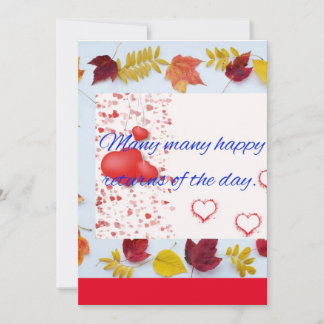 Tarjeta de cumpleaños.