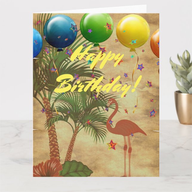 Tarjeta de cumpleaños (Planta pequeña)