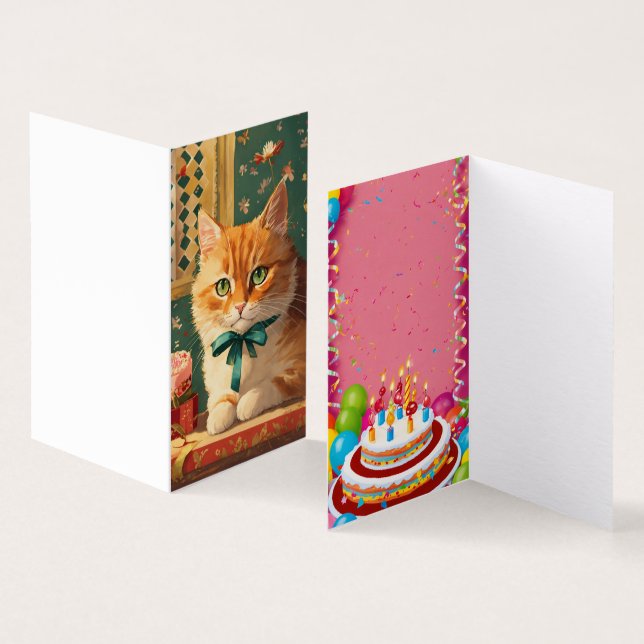 Tarjeta de cumpleaños (Interior y exterior)