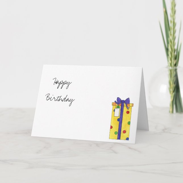 tarjeta de cumpleaños (Anverso)