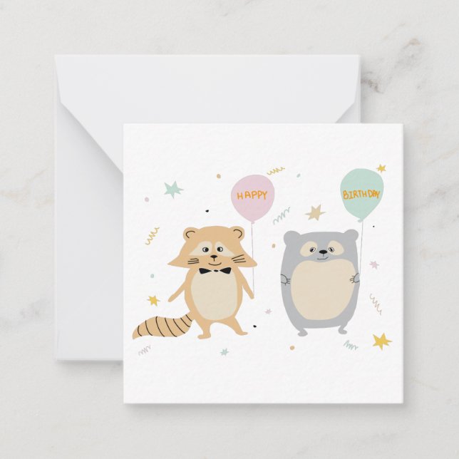 Tarjeta de cumpleaños (Anverso)