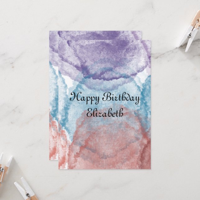 tarjeta de cumpleaños (Anverso/Reverso In Situ)