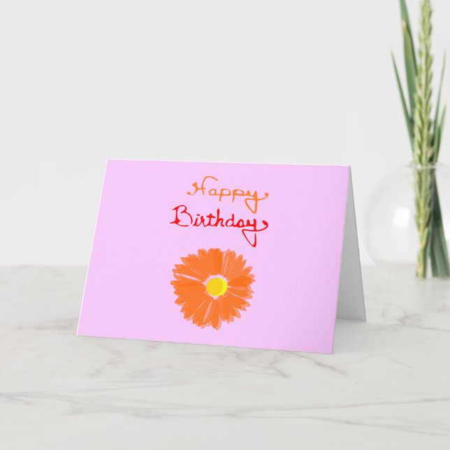 Tarjeta de cumpleaños (Anverso)