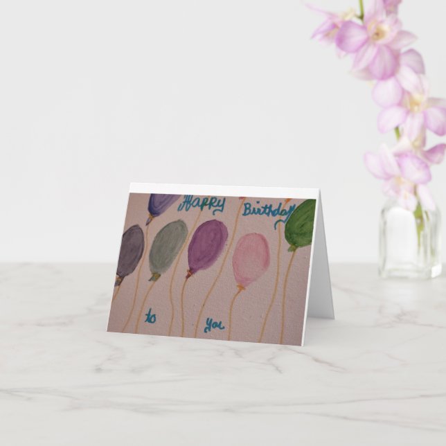 tarjeta de cumpleaños (Orquídea)