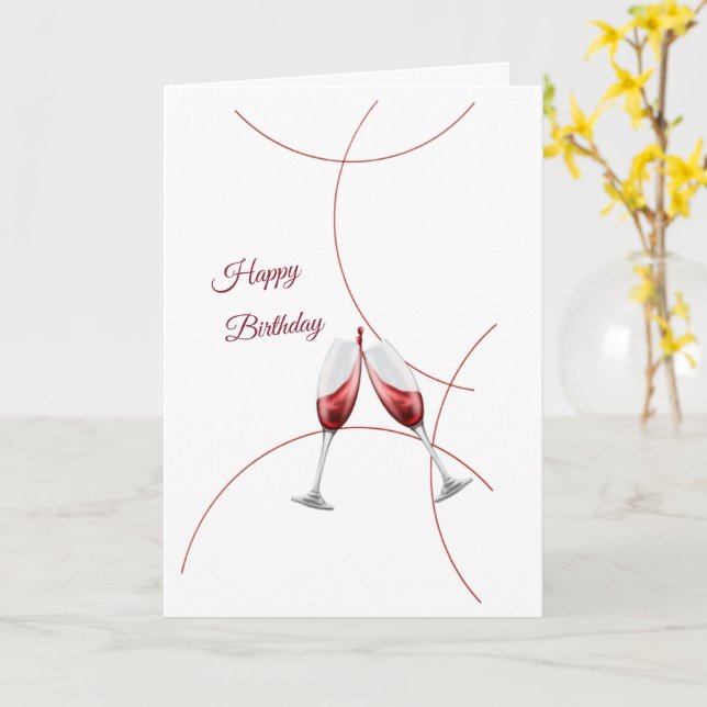 tarjeta de cumpleaños (flor amarilla)