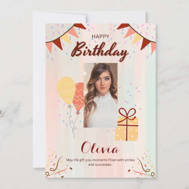 Tarjeta de cumpleaños (Anverso)
