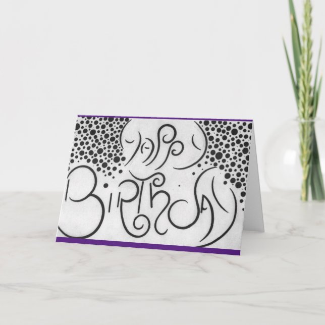 Tarjeta de cumpleaños (Anverso)