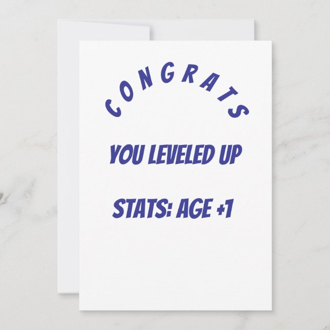 Tarjeta de cumpleaños (Anverso)