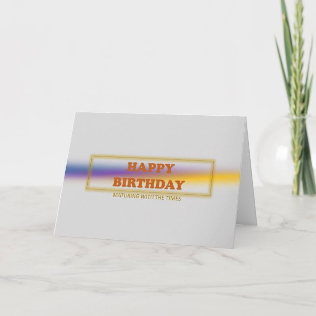 Tarjeta de cumpleaños (Anverso)
