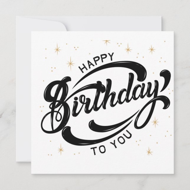 Tarjeta de cumpleaños (Anverso)