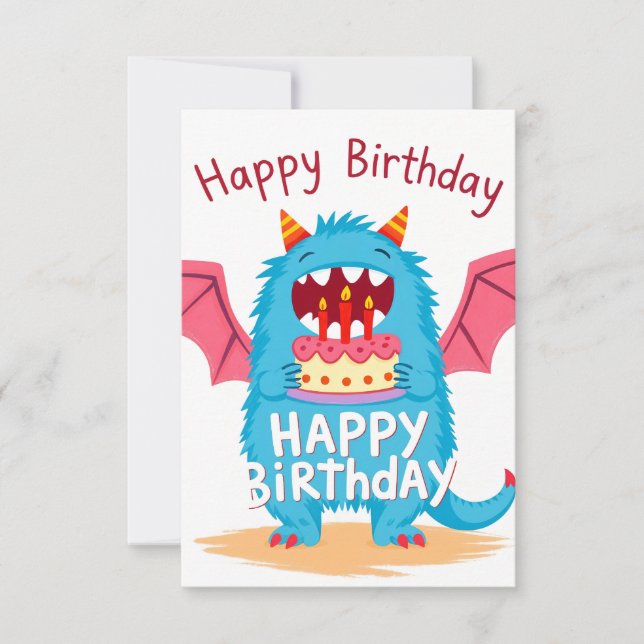 Tarjeta de cumpleaños  (Anverso)