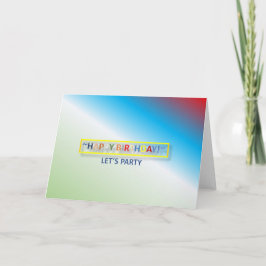 Tarjeta de cumpleaños