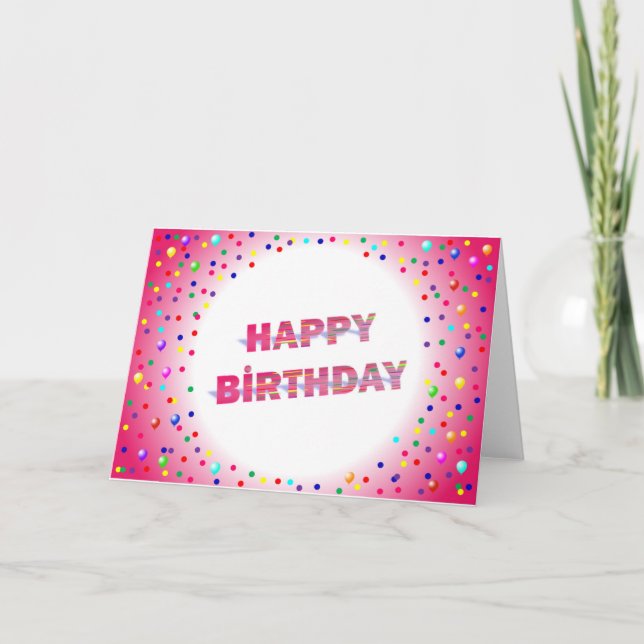 Tarjeta de cumpleaños (Anverso)