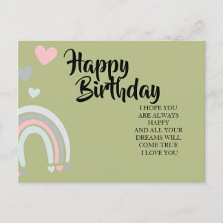 Tarjeta de cumpleaños