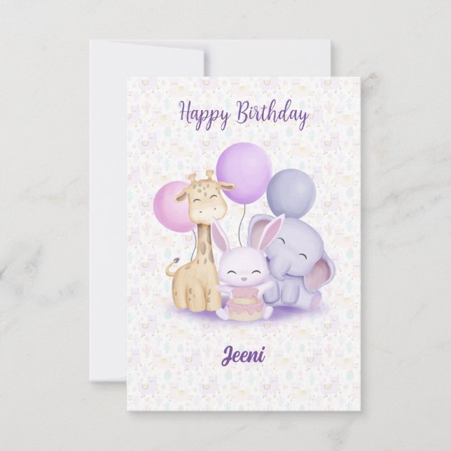 Tarjeta de cumpleaños (Anverso)